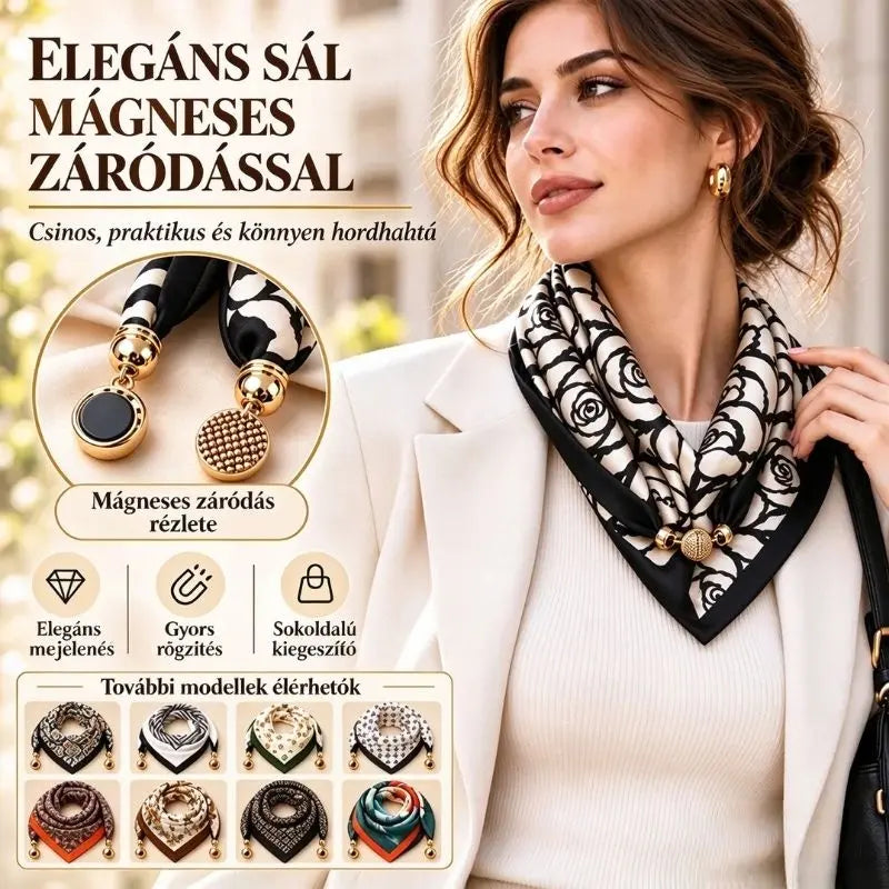【4 darabos szett】✨💃Mágneses sál – stílus 2 másodperc alatt